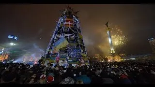 Як українці зустріли Новий рік на Майдані (відео)