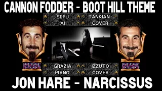 Serj Tankian (Ai) - Jon Hare - Narcissus (Cannon Fodder - Boot Hill Theme) With Grazia Pizzuto piano