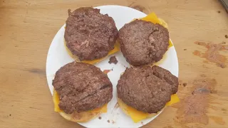 Cheese burgers in the Artisan Tandoor oven!