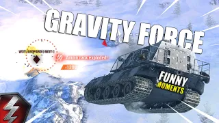 WoTB Gravity Force Funny and Epic Moments #3