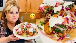 🔴 Tacos de Pescado y Camaron estilo Ensenada 🇲🇽/Bloopers 😂