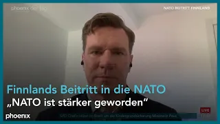 Nico Lange (Sicherheitsexperte) zum NATO-Beitritt von Finnland am 04.04.23