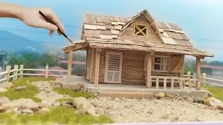 DIY the little house on the prairie (#diycrafts #crafthouse)