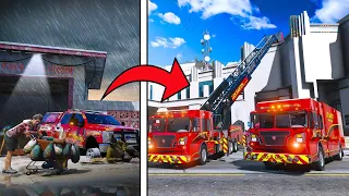 Repairing Abandoned Fire Station in GTA 5 RP