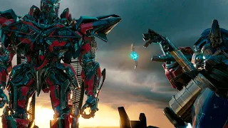 Transformers 3 El lado oscuro de la luna (2011): Optimus y Sentinel Prime en el desierto | Latino HD