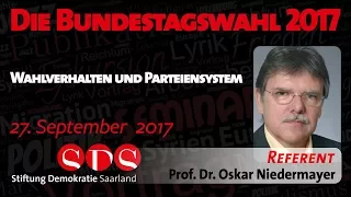 Niedermayer: Die Bundestagswahl 2017 - 27.09.17