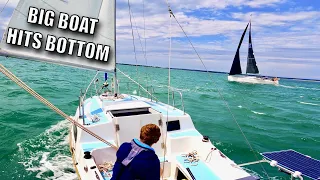 BIG SAILBOAT RUNS AGROUND UNDER FULL SAIL RIGHT IN FRONT OF ME! | Ep.101