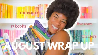 i read 17 books in august... here are my thoughts | reading wrap up 📔⭐️