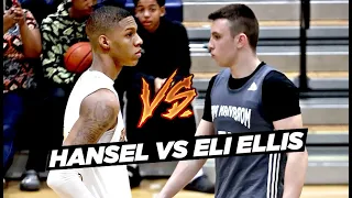 Hansel Enmanuel vs Top FRESHMAN PG Eli Ellis Go AT IT!