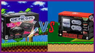 Which is the BEST Mini Console? | Sega Genesis Mini vs The Super Nintendo Classic