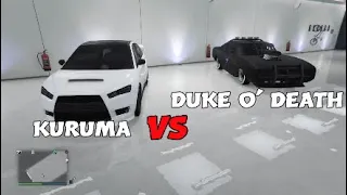KURUMA VS DUKE O' DEATH (WHICH IS THE BEST ARMORED CAR?) GTA 5 ONLINE