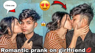 Romantic Prank On Girlfriend 😍Prank On girlfriend