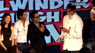 Amitabh Bachchan attends the music launch of Balwinder Famous Hogaya