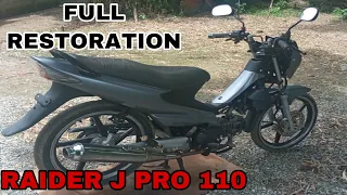 Raider J Pro 110 Full Video Restoration | TIMELAPSE