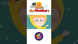 How's the Weather? - Weather Song - Nursery Rhymes - Educational Kids Songs - ESL/EFL Music #shorts