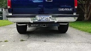 1999 Tahoe with flowmaster 40 muffler