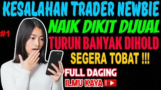 SAHAM NAIK DIKIT DIJUAL, TURUN BANYAK DIHOLD, STRATEGI TRADING TREND FOLOWING CUAN KONSISTEN #1