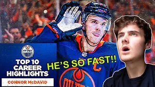 INSANE!! British Reaction to Connor McDavid's Top 10 Career Highlights