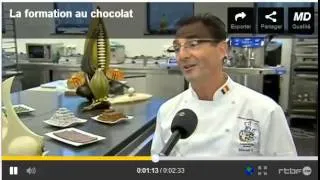 Opening Chocolate Academy Callebaut - RTBF