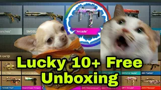 +10 free lucky box opening first video Standoff2