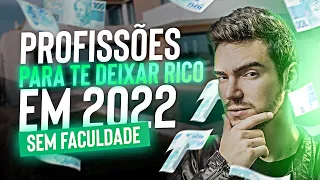 AS PROFISSÕES EM ALTA PARA GANHAR DINHEIRO EM 2022🤑 (SEM PRECISAR DE FACULDADE)