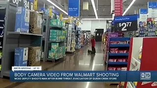 Body camera video sheds more light on MCSO shooting at Queen Creek Walmart after bomb threat