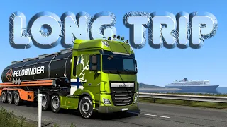 Daf XF 106 | Long Trip | Finland to France | Euro Truck Simulator 2 | Logitech G29