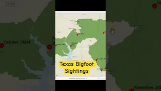 Texas Bigfoot Sightings - Footprints, Chatter, Howls, and Visuals. Sam Houston National Forest.