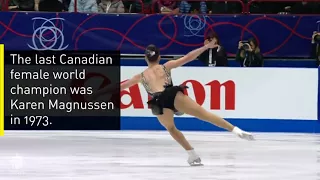 Kaetlyn Osmond is Canada's first female champ at the figure skating worlds in