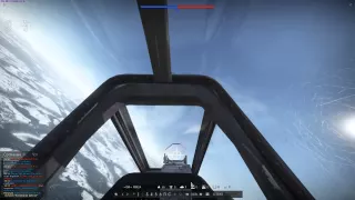 WarThunder симуляторные бои. Fw.190 D-13 vs F-80