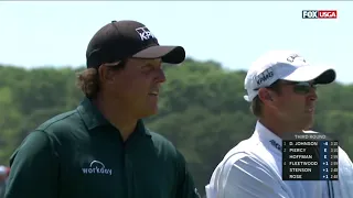 Phil Mickelson Hits Moving Ball - Golf Rules