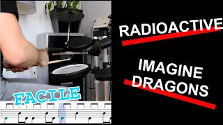 DRUM SHEET - DRUM COVER : RADIOACTIVE - IMAGINE DRAGONS