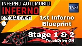 Asphalt 9 - Inferno Automobili SE - Stage 1 & 2 - 1st Inferno Blueprint Won - TouchDrive