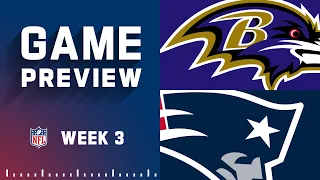 Baltimore Ravens vs. New England Patriots Week 3 Preview