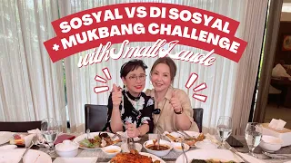 SOSYAL vs DI SOSYAL + MUKBANG CHALLENGE with Small Laude | Vilma Santos - Recto