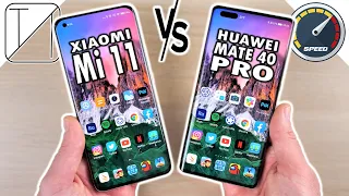 Xiaomi Mi 11 vs Huawei Mate 40 Pro Speed Test