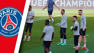 ENTRENAMIENTO del PSG, con MBAPPÉ y LUIS ENRIQUE en MONTJUÏC | BARÇA - PSG | UEFA CHAMPIONS LEAGUE