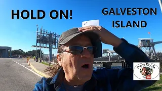 Galveston Ferry Terminal & Galveston Trolley Station - Full Time RV Living Winter Traveling in Texas