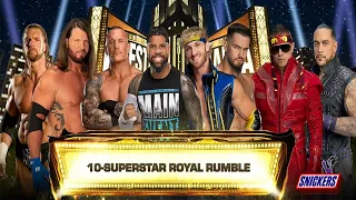 WWE 2K24 10 Man Royal Rumble Match
