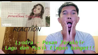Lyodra - Pesan Terakhir (Official Lyric Video)...REACTION!!!