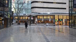 Walking in the Rain in Stuttgart Germany 2021