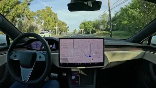 Raw 1x: Tesla FSD 12.3.6 Drives to Conroy's Flowers Torrance with Zero Interventions