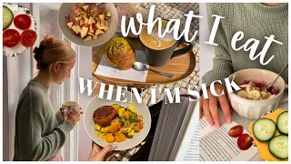 FOOD DIARY einer Woche - what I eat in a week when I'm sick // Porridge Rezept, snacks, comfort food