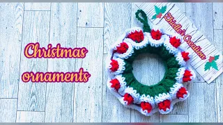 Super easy and fast Christmas ornaments #crochettutorial #veryeasyandsimple #crochet