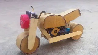 How to Make Toy Motorcycle at Home - Amazing DIY Bike | Gear Project with Danial