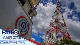 TV Patrol Playback | January 26, 2022