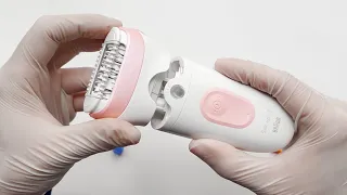 New Braun Silk Epil 7 2024 - How to remove the head and clean the epilator?