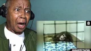 Old Man Reacts 12 Scary Videos That WON'T Tuck you in Tonight OMG