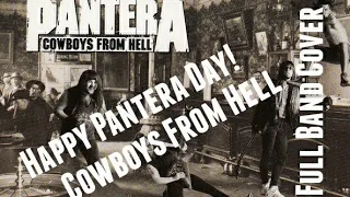 Pantera - Cowboys From Hell - Full Band International Collaboration Cover