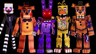 НОВЫЙ АДДОН ФНАФ 2 МАЙНКРАФТ FNAF 2 MINECRAFT ADDON